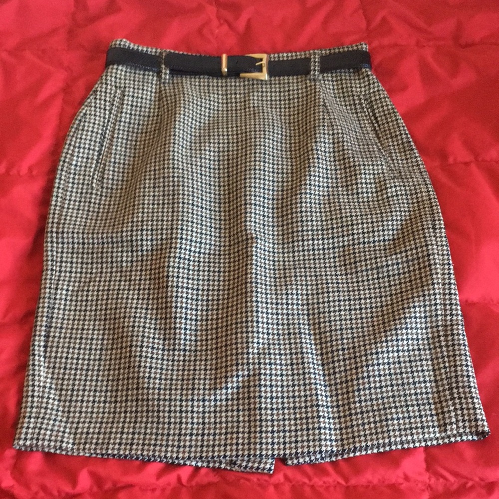 Rafaella Petites 100% Worsted Wool Fully Lined Skirt